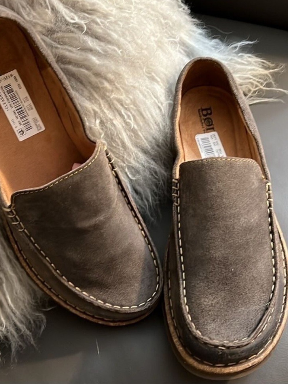 NWOB $125 Born Baylor Suede Loafer Mens